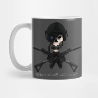 Skull & rifles Mug